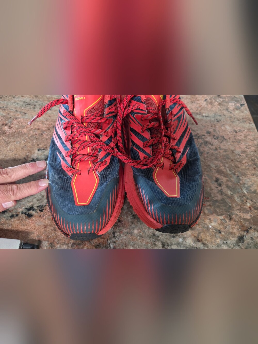 Hoka One One Speedgoat 4 trail running shoes Men's Size 10.5 - Picture 7 of 16